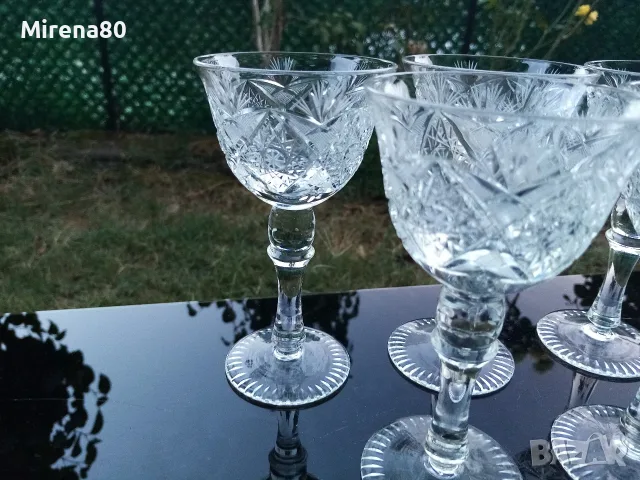 Български кристален сервиз за ракия, снимка 2 - Сервизи - 55827038