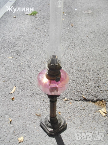 СТАРА ГАЗЕНА ЛАМПА , снимка 4 - Антикварни и старинни предмети - 51464473