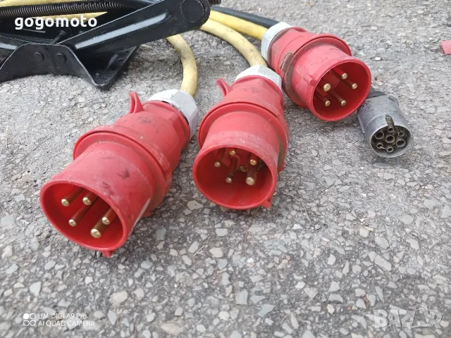 ЕВРО БУКСА, Трифазен кабел 380V, трифазен удължител, трифазен преход made in USA, MADE IN GERMANY, снимка 3 - Други машини и части - 47488324