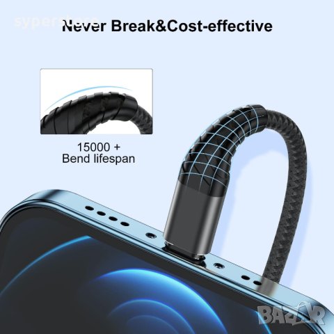 Кабел Type C - USB3.0 Type A  M/M 1m 100W Digital One SP00891 as-ds322c черен Fast Charge, снимка 3 - USB кабели - 42672814