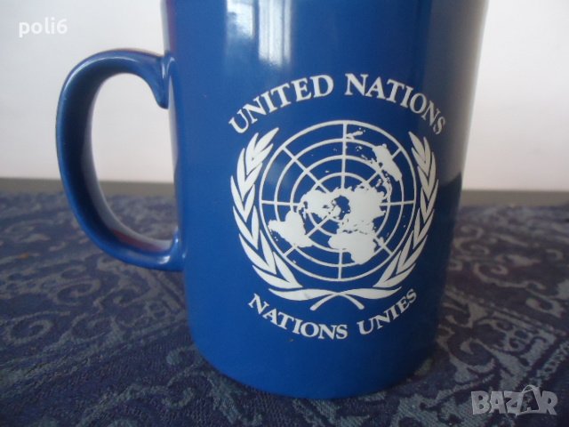 чаша за чай ,кафе. ООН .UN .United Nations, снимка 2 - Други ценни предмети - 39240596