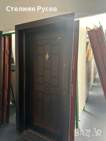 0126 НОВА кави kavi метална входна врата 85/191 см - цена 349 лв или 178,44 евро   леко надуто има п, снимка 3 - Входни врати - 51974967