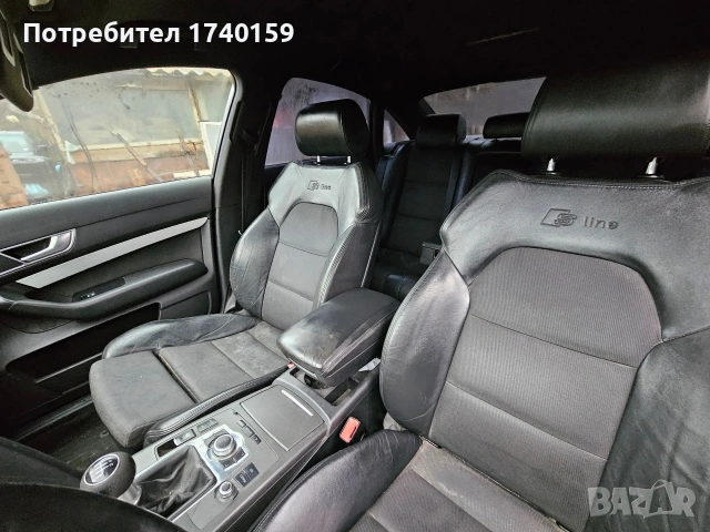Седалки с подгрев S-line за Ауди Audi A6 C6 4F, снимка 2 - Части - 53617824