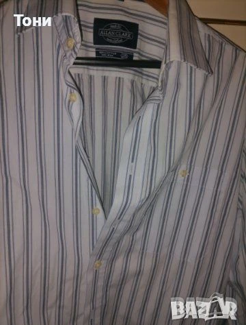 Allan Clark Нова Мъжка Риза с Яка Размер М, снимка 3 - Ризи - 50753889