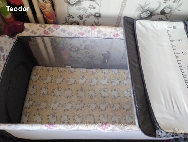 Сгъваема детска кошара Chipolino + Матрак 120/60, снимка 2 - Кошарки - 51457305