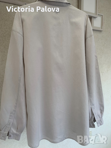 Риза JP CASUALS лен 55% ,памук45%, снимка 7 - Ризи - 36246607