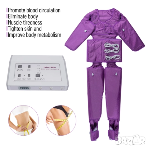 Апарат за лимфен дренаж и инфрачервено отопление, отслабване, целулит, снимка 2 - Козметични уреди - 52034336