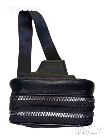 Стилна мъжка чанта от естествена к, снимка 3 - Чанти - 53290522