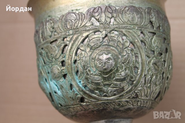 Сребърна чаша с позлата ''Потир'', снимка 5 - Антикварни и старинни предмети - 44389972