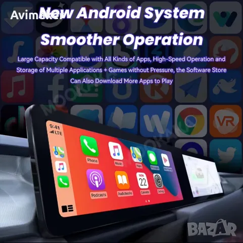 Android Медия за Audi Q7 4M (2016-2020) - Двоен 12.3" HD Екран / CarPlay / Android Auto / GPS / 360*, снимка 4 - Аксесоари и консумативи - 55852149