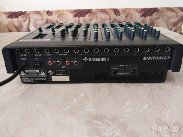 General music-mini power mixer, снимка 6 - Ресийвъри, усилватели, смесителни пултове - 41573037