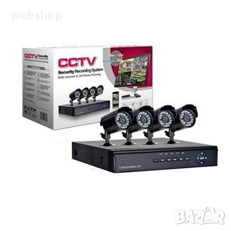 Комплект за видеонаблюдение - DVR с 4 камери връзка с интернет и 3G, снимка 2 - Комплекти за видеонаблюдение - 39879680