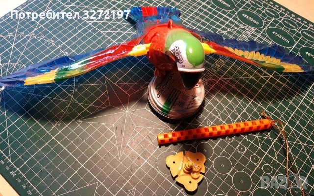  Летяща/висяща играчка Електрически папагал , снимка 5 - За котки - 40952122