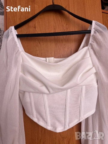 Дамска блуза корсет, снимка 3 - Блузи с дълъг ръкав и пуловери - 53811404