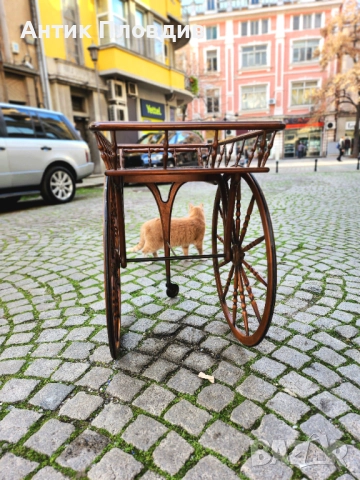 Италианска количка за сервиране с колела, снимка 10 - Маси - 52872983
