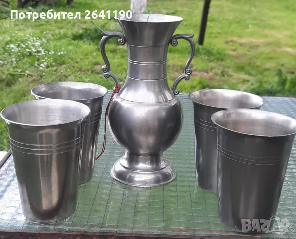 Предлагам  предмети Antik Vintage, изработени от калай 95%, снимка 6 - Антикварни и старинни предмети - 50015798