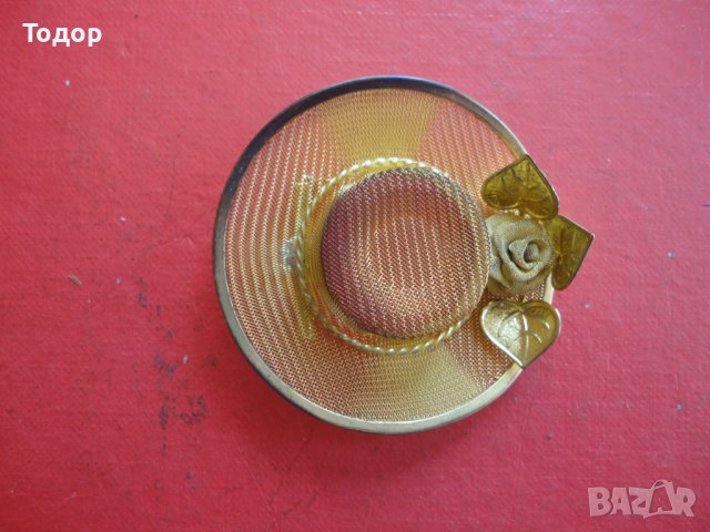 Невероятна позлатена брошка 4, снимка 7 - Други - 40082945