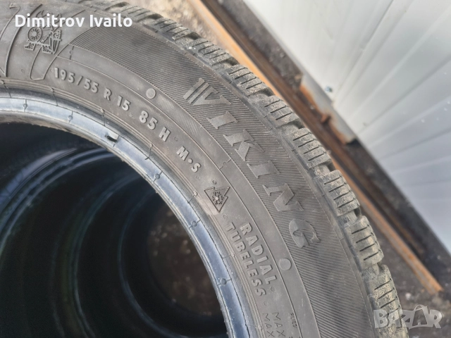 зимни гуми 195 55 15 , снимка 2 - Гуми и джанти - 52534268