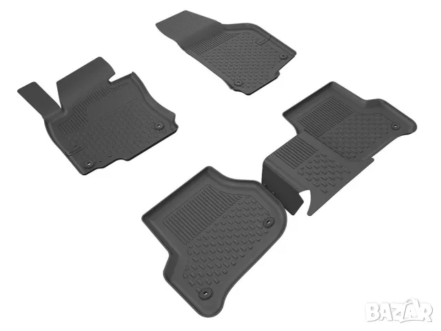 Висококачествени гумени стелки 4.5D Sahler подходящи за VW Scirocco Coupe (2009-2017).