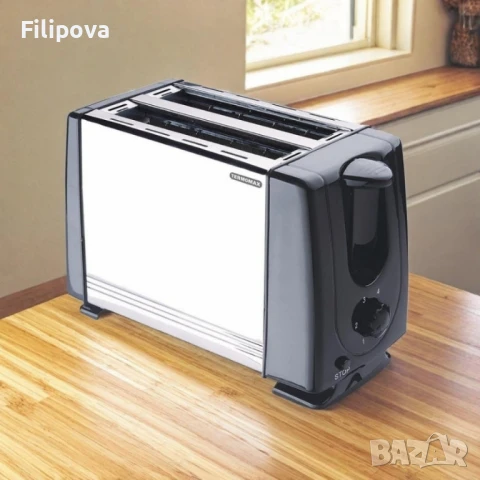 Тостер за 2 филии Termomax TX200S, 650W, метален, снимка 5 - Тостери - 50967206