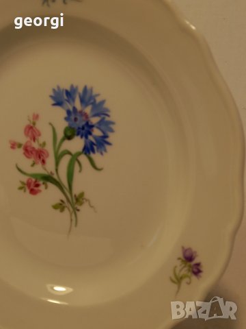 порцеланова чиния Meissen , снимка 2 - Антикварни и старинни предмети - 44271336