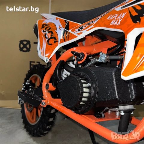 Детски кросов мотор 49 кубика Нов модел / KAPLAN MAX 49CC с добавена функция "Лесен старт", снимка 10 - Мотоциклети и мототехника - 52424822