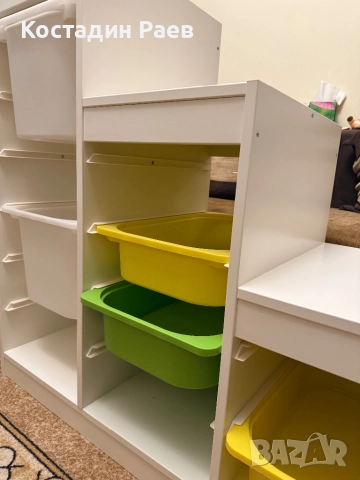 Продавам секция с кутии TROFAST (ИКЕА), снимка 4 - Секции и витрини - 51658976