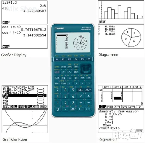 Casio FX-7400GIII Научен калкулатор, снимка 3 - Друга електроника - 47579445