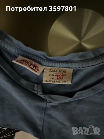 Тениска /Спайдърмен/ на Зара, снимка 2 - Детски тениски и потници - 43526469