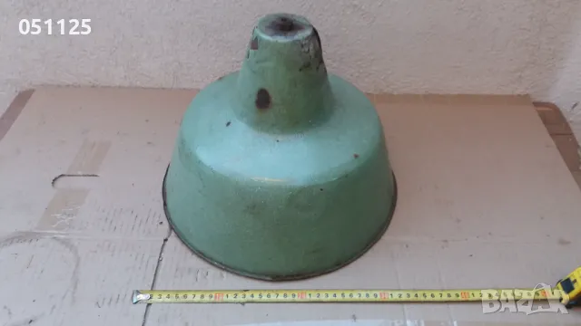 масивна соц. емайлирана лампа, лампион , снимка 5 - Антикварни и старинни предмети - 47620433