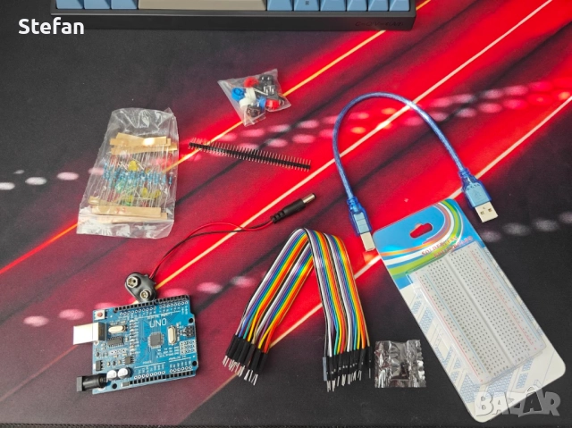 Arduino Uno стартов комплект, снимка 1