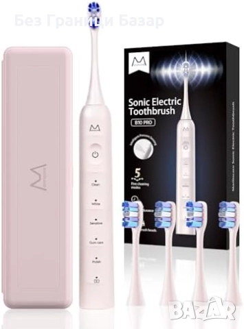 Нова Sonic електрическа четка за зъби 48k VPM, 180 дни батерия, 5 режима