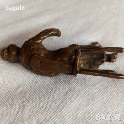 Бронзова статуетка., снимка 4 - Статуетки - 53201249