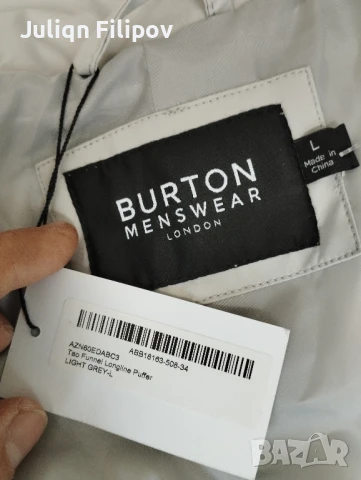 Мъжко дълго яке Burton London, снимка 3 - Якета - 51422570