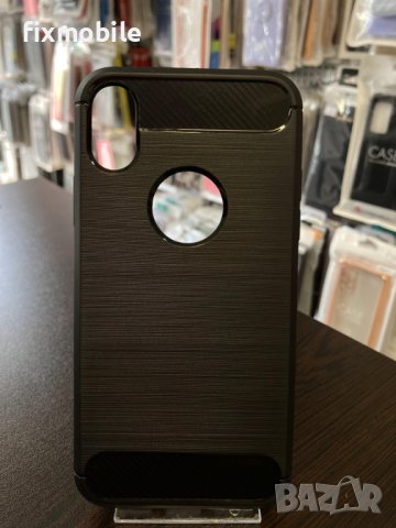Apple iPhone X/XS Carbon Pro силиконов гръб / кейс, снимка 1