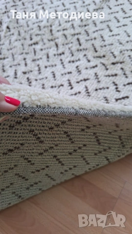 Вълнени ръчно тъкани губери 170 × 155 см и 282×154 см, китеник 1.30/1.93- чисти добре запазени, снимка 4 - Други - 53096971