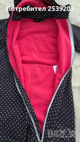 Детски софтшел гащеризон Name It 3-4 години, снимка 2 - Детски панталони и дънки - 52386366