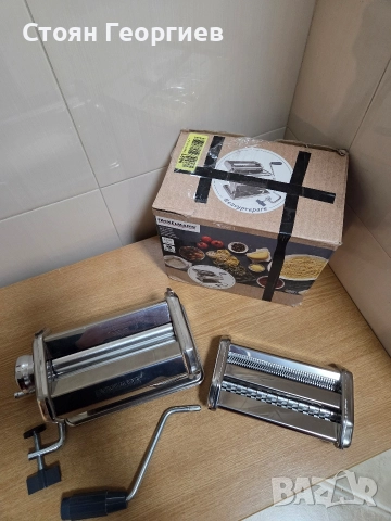 Ръчна машина за паста Fackelmann #easyprepare. Тя е изработена от неръждаема стомана  , снимка 2 - Други - 52788551