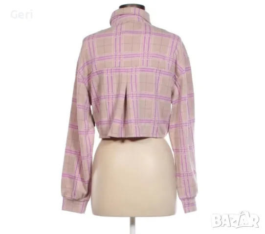Карирана розова риза/сако S, снимка 2 - Ризи - 48287443