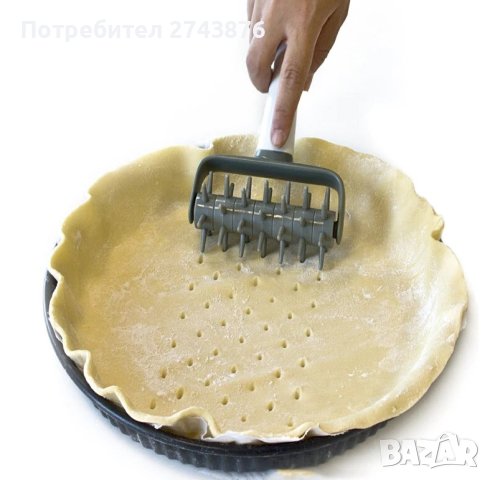  ВАЛЯК С ШИПОВЕ ЗА ПЕРФОРАЦИЯ НА ТЕСТО, снимка 6 - Аксесоари за кухня - 42691905