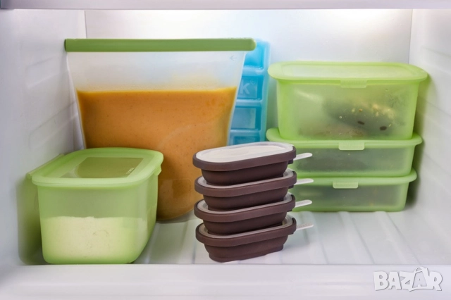 Комплект форми за сладолед на клечка Lekue 4 броя, с капачета, снимка 9 - Други - 52099100