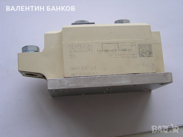 Тиристорен модул - SEMIKRON SKK 250/14E, снимка 2 - Друга електроника - 35962032