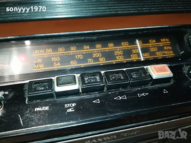 sanwa7040-внос germany 0306232014L, снимка 10 - Радиокасетофони, транзистори - 40938985