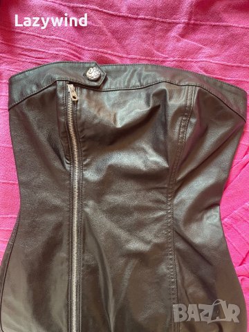 Y2K Miss Sixty кожена рокля, снимка 6 - Рокли - 41288733