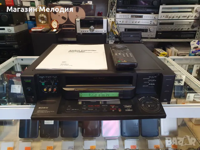 Записващо стерео видео SONY SLV-E90 Hi-Fi видеорекордер с дистанционно., снимка 4 - Плейъри, домашно кино, прожектори - 49721307