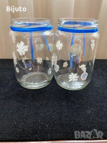 Буркани ръчно правени за декорация Елза и Ана, снимка 2 - Други - 34703537