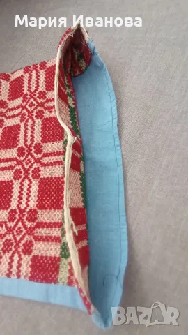 Ретро декоративна калъфка за възглавничка от соца, снимка 6 - Възглавници - 48574454