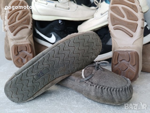 мъжки мокасини от естествена кожа естествен велур + топла подплата, 42 - 43, снимка 17 - Мокасини - 44581858