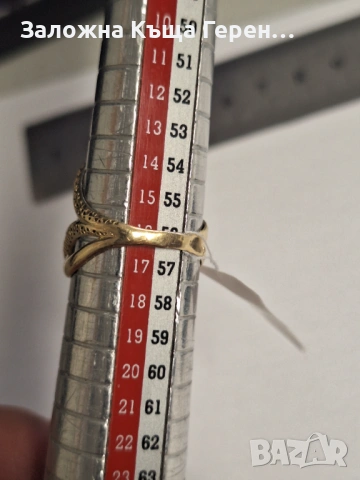 Дамски златен пръстен - 2,44 гр., снимка 5 - Пръстени - 53857511