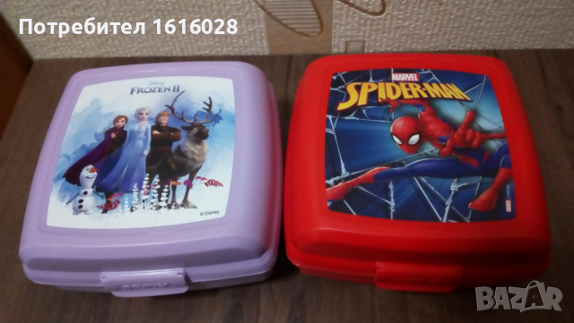 Три нови кутии за храна и сандвичи Замръзналото кралство,Спайдърмен,AVENGERS., снимка 7 - Кутии за храна - 35936921